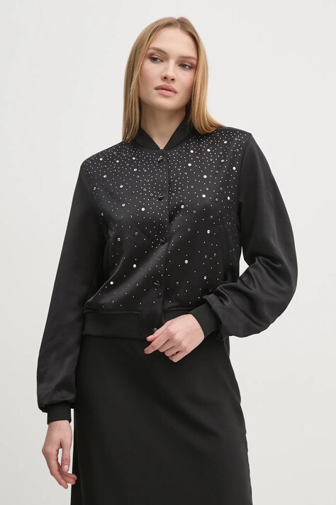 Куртка Dkny женская цвет чёрный переходная P4JJZXIZ