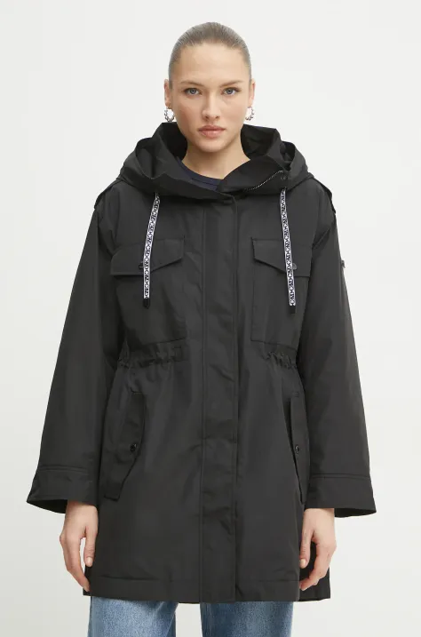 Parka MICHAEL Michael Kors boja: crna, za prijelazno razdoblje, MR520HB7LD