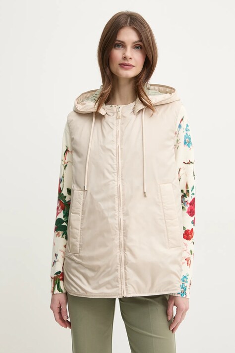 Γιλέκο δύο όψεων Weekend Max Mara γυναικείο, χρώμα: μπεζ, 2515291011600