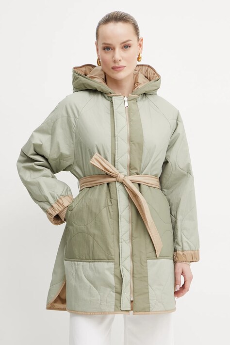 Oboustranná bunda Weekend Max Mara béžová barva, přechodná, 2515491031600