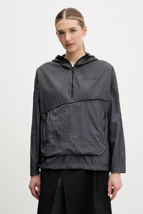 adidas TERREX jachetă de exterior Xploric culoarea gri, de tranzitie, JD8435