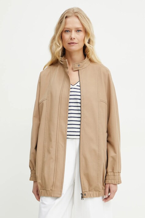 MM geacă culoarea bej, de tranzitie, oversize, 2516911018600