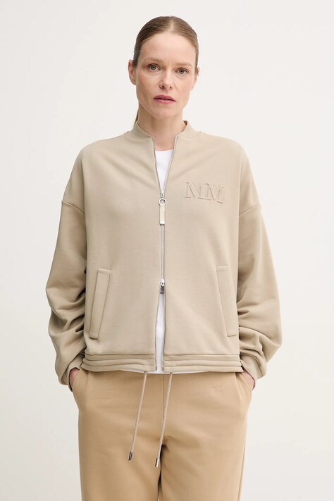 Dukserica Max Mara Leisure za žene, boja: zelena, bez uzorka, 2516921017600