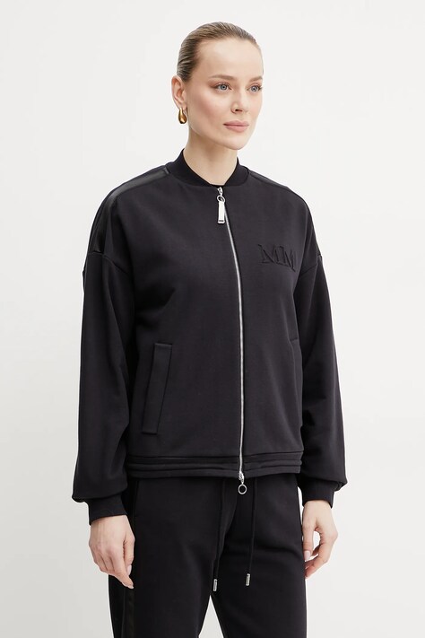 MM bluză femei, culoarea albastru marin, neted, 2516921017600