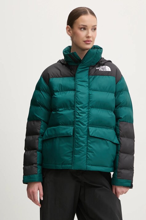 The North Face geacă Limbara femei, culoarea verde, de iarna, NF0A89G96GI1