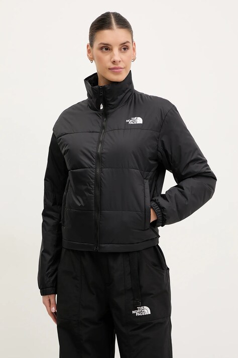 Jakna The North Face Gosei Puffer boja: crna, za prijelazno razdoblje, NF0A879X4H01