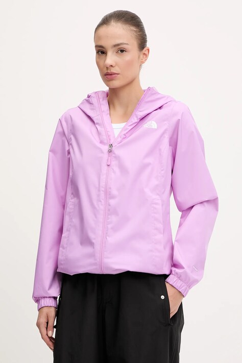Bunda The North Face Quest dámská, fialová barva, přechodná, NF00A8BA0XO1
