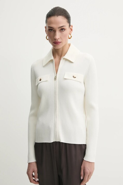 Liu Jo cardigan femei, culoarea bej, light, TA5020 MA96P