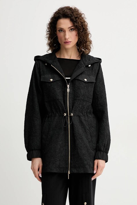 Bunda Liu Jo černá barva, přechodná, TA5148 T2902