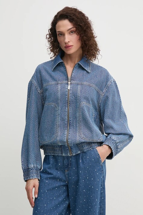 Liu Jo geaca jeans femei, de tranzitie, UA5166 DS069