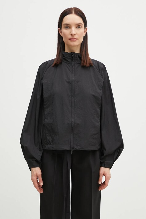 Jakna Y-3 Ulite Nylon Jacket boja: crna, za prijelazno razdoblje, oversize, JD1478