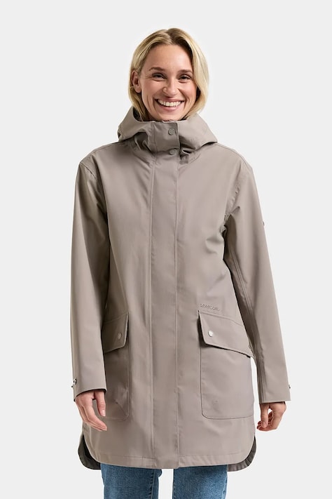 Didriksons Parka damska GWEN beżowa 505683