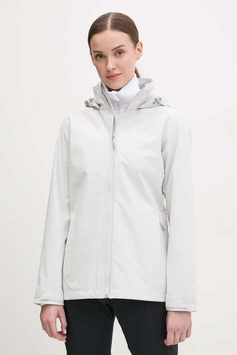 Jack Wolfskin jacheta de exterior Trailtime 2L culoarea gri, A63902