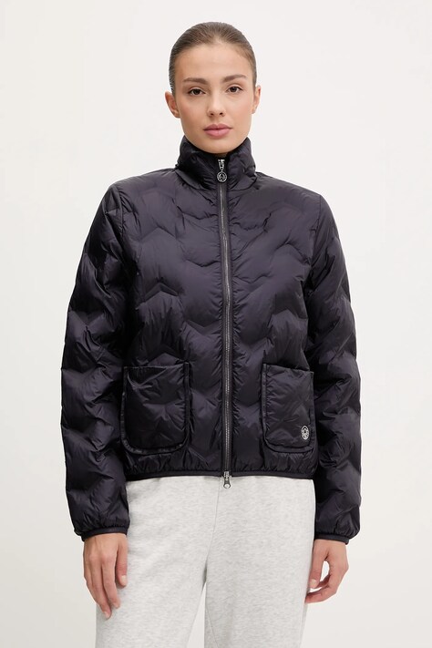 Sportalm geacă de puf culoarea bleumarin, de tranzitie, 010038