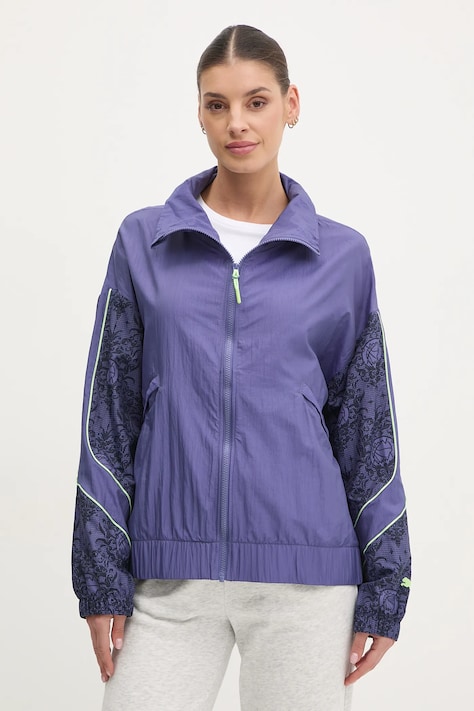 Μπουφάν Puma χρώμα: μοβ, 630453