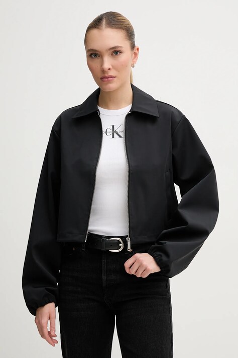Calvin Klein Jeans geaca culoarea negru, de tranzitie, J20J225213