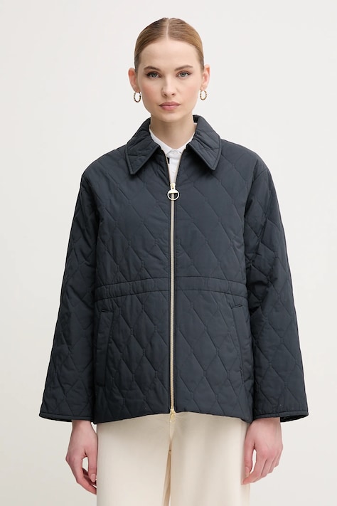 Куртка Barbour Clarissa колір синій демісезонна oversize LQU1816NY91