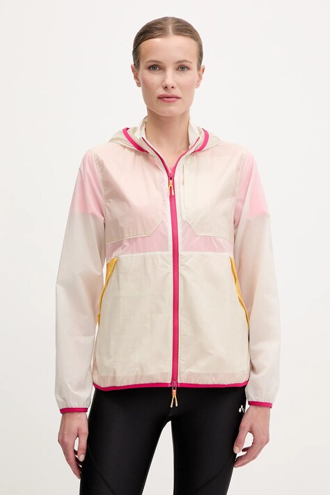 Under Armour windbreaker Launch Trail culoarea bej, 1383358