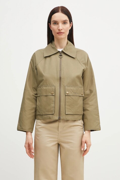 Barbour Barbour Tilda Casual Jacket culoarea verde, de tranzitie, LCA0357