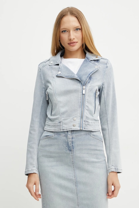 Дънково яке Morgan VAMMY в синьо преходен модел VAMMY