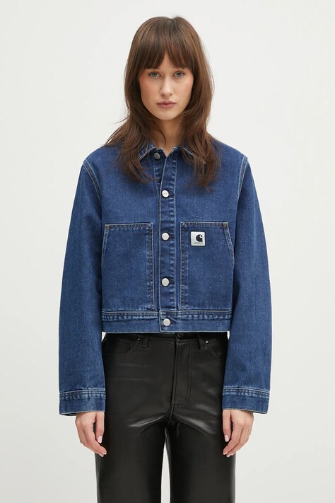 Carhartt WIP denim jacket Arca Jacket blue color I034874