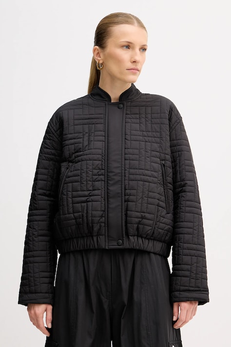 Bunda Kenzo čierna farba, prechodná, oversize, FF52BL1859NM.99