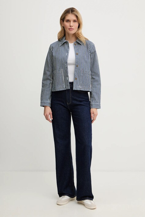 Джинсова куртка A.P.C. Veste Frida — SS25-KUD0ZP, блакитний — фото 2