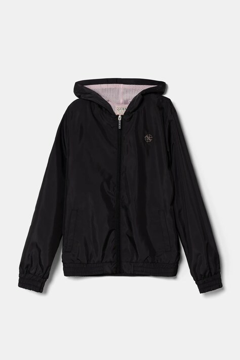 Dječja jakna Guess boja: crna, J5RL06 WCFM0