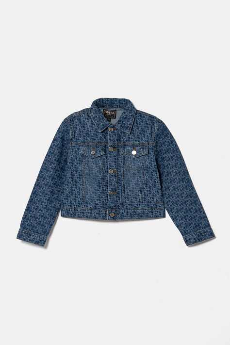 Dětská riflová bunda Guess modrá barva, J5RL08 D45E0