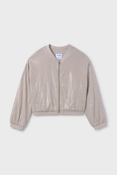 Detská bunda bomber Mayoral béžová farba, 6403