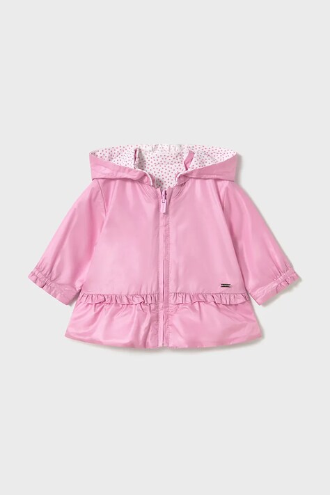 Mayoral Newborn kurtka dwustronna niemowlęca kolor różowy 1479