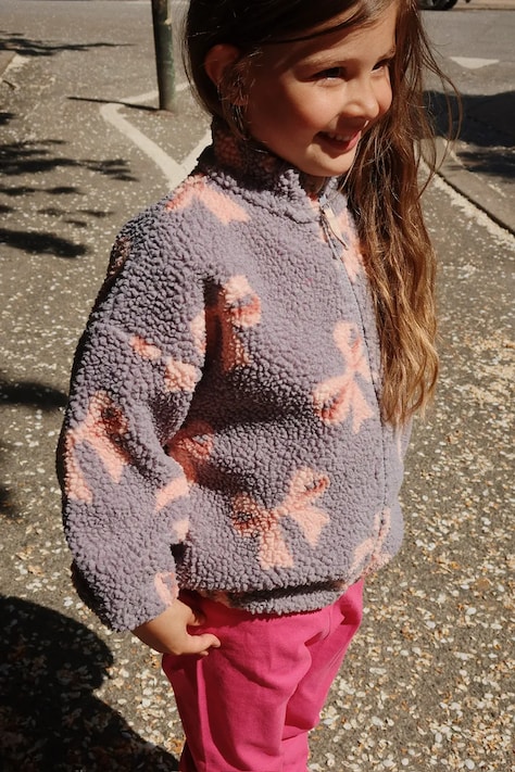 Dječja bomber jakna Konges Sløjd JODY TEDDY JACKET GRS KS102308