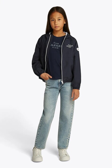 Детская куртка Tommy Hilfiger цвет синий KG0KG08580
