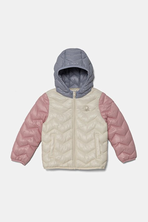 Dječja jakna United Colors of Benetton boja: bež, 21INGN02Z