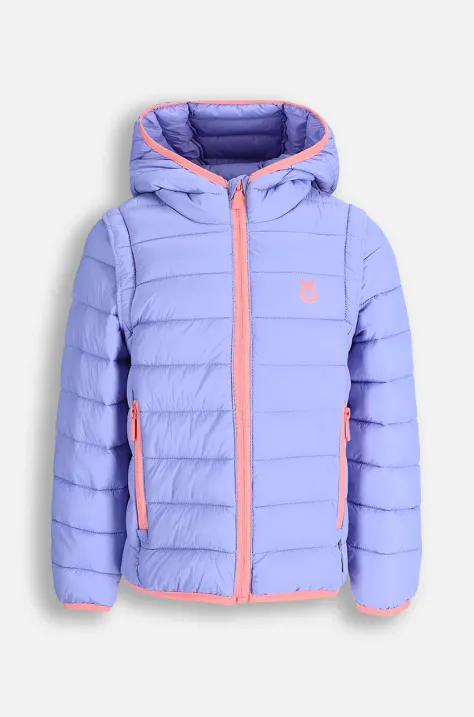Dětská bunda Lemon Explore fialová barva, OUTERWEAR GIRL