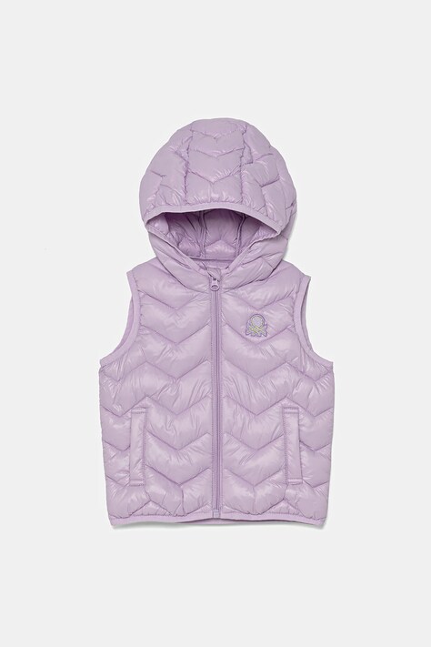 Детская безрукавка United Colors of Benetton цвет фиолетовый 21INGJ00H