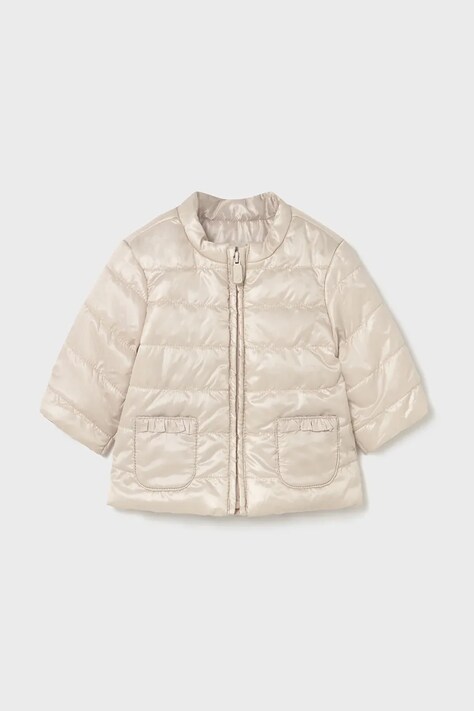 Mayoral Newborn geaca bebe culoarea bej, 1478