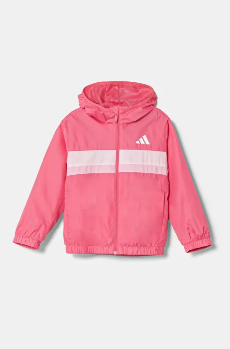 adidas giacca per bambini colore rosa JD0023