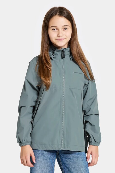 Dětská bunda Didriksons MELISS KIDS JKT tyrkysová barva, 505604