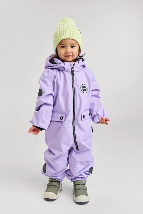 Overal pre bábätká Reima Marte Mid fialová farba, 5100115A