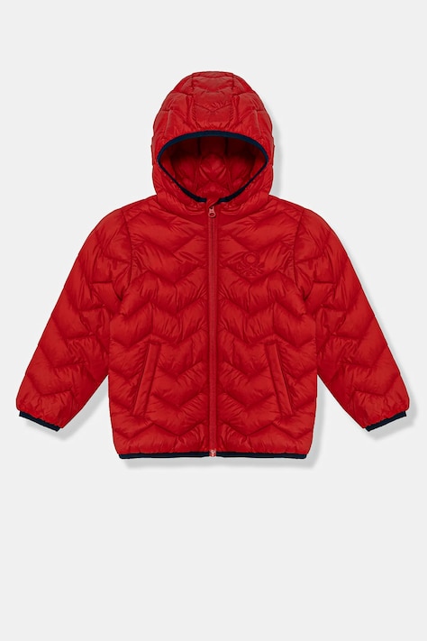 Παιδικό μπουφάν United Colors of Benetton χρώμα: κόκκινο, 2TWDGN02V