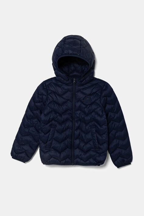 United Colors of Benetton geaca copii culoarea albastru marin, 2TWDCN04V
