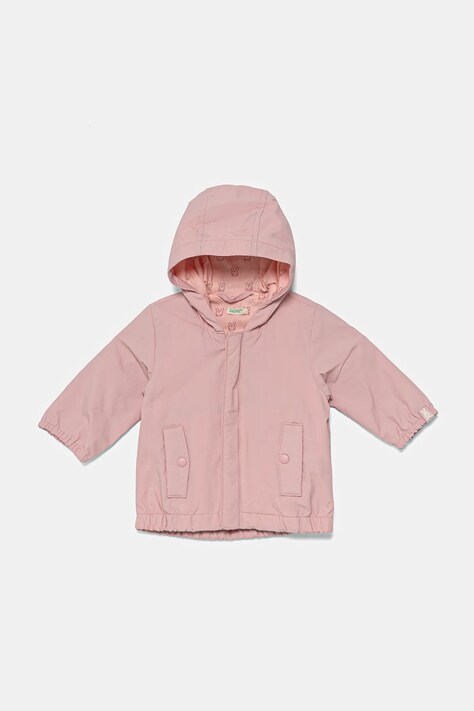 Куртка для младенцев United Colors of Benetton цвет розовый 2IGGAN00T