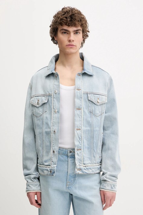 MSGM geaca jeans de tranzitie, 3840MH233.257089