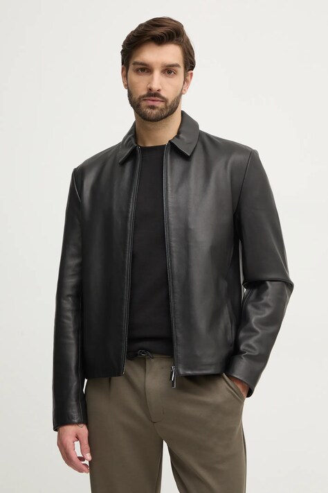 Calvin Klein geacă bărbați, culoarea negru, de tranziție, K10K113896