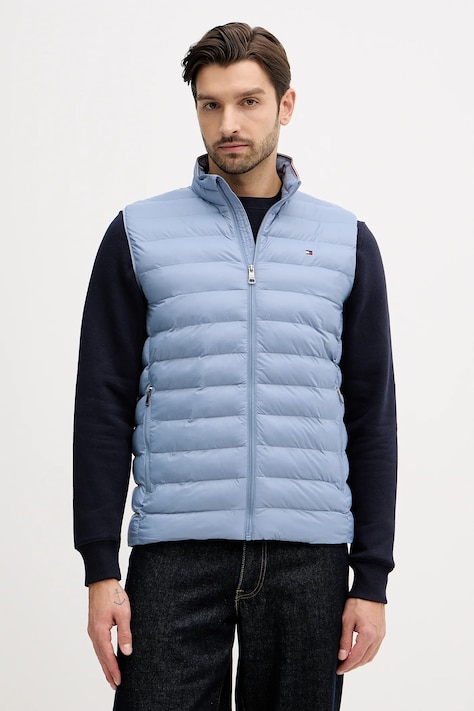 Tommy Hilfiger bezrękawnik męski kolor niebieski przejściowy MW0MW37677