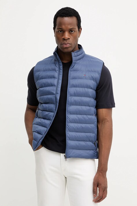 Tommy Hilfiger bezrękawnik męski kolor granatowy przejściowy MW0MW37677