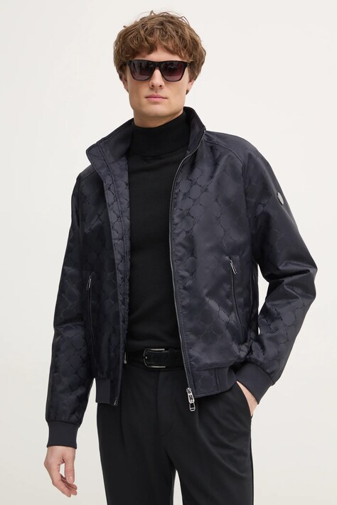 Joop! geaca barbati, culoarea albastru marin, de tranzitie, 30045317