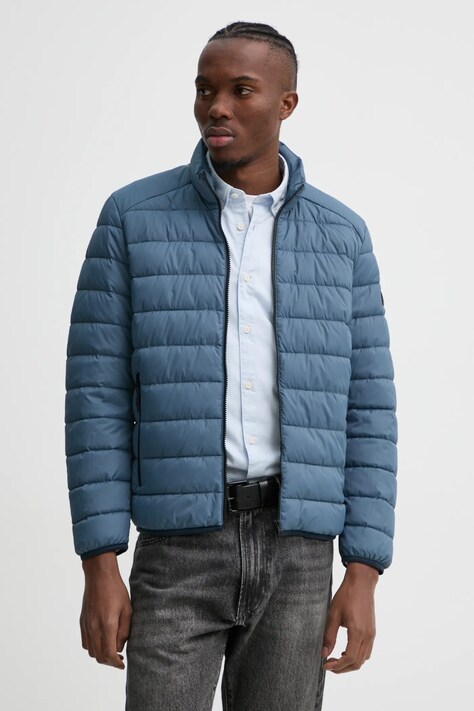 Bunda Marc O'Polo pánská, modrá barva, přechodná, 520096070188