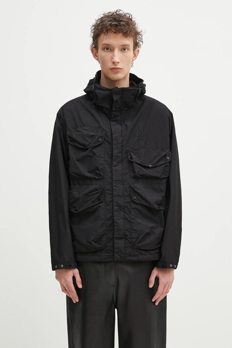 Μπουφάν C.P. Company χρώμα: μαύρο, 18CMOW050A005991G